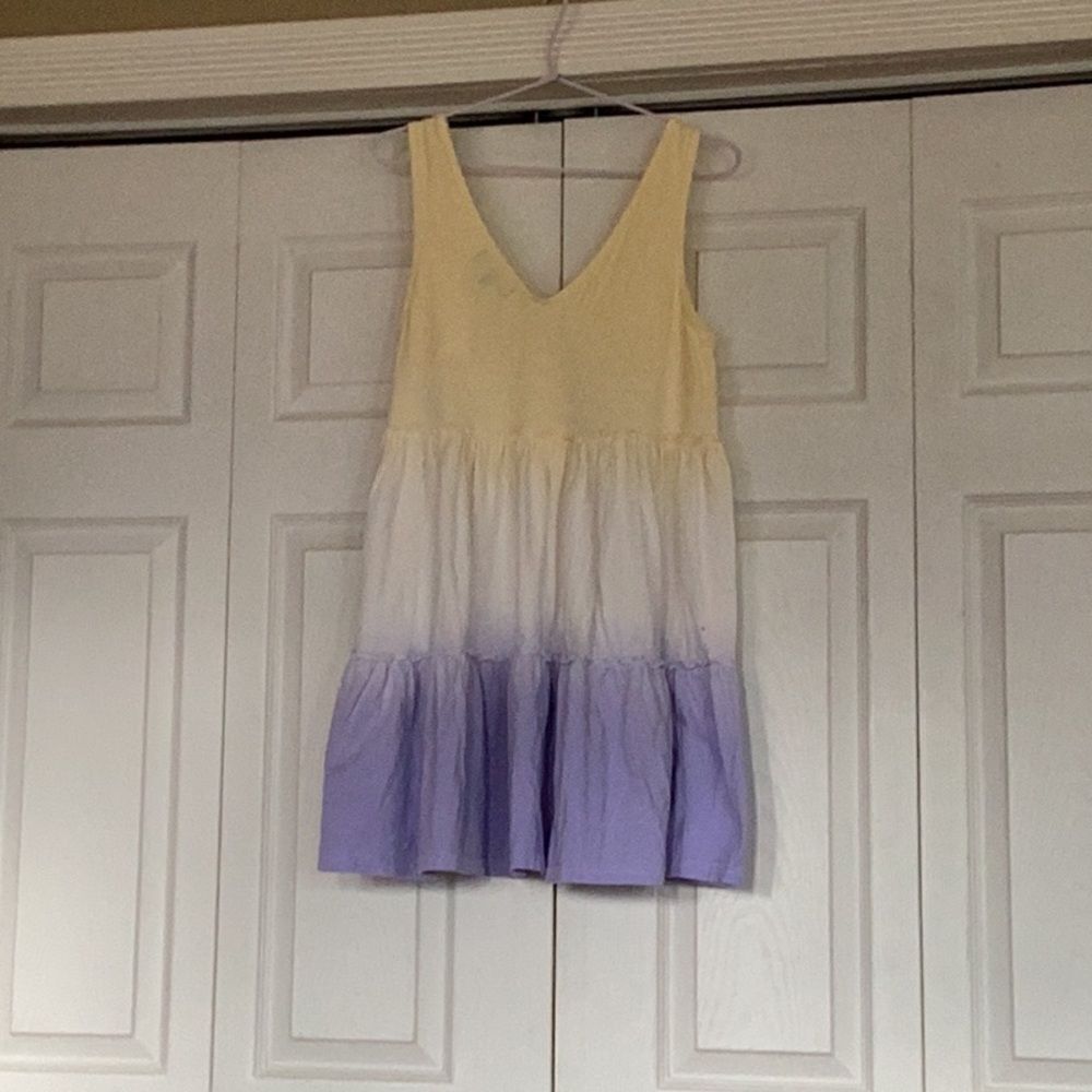 Blue blushOmbre Purple and White  Dress